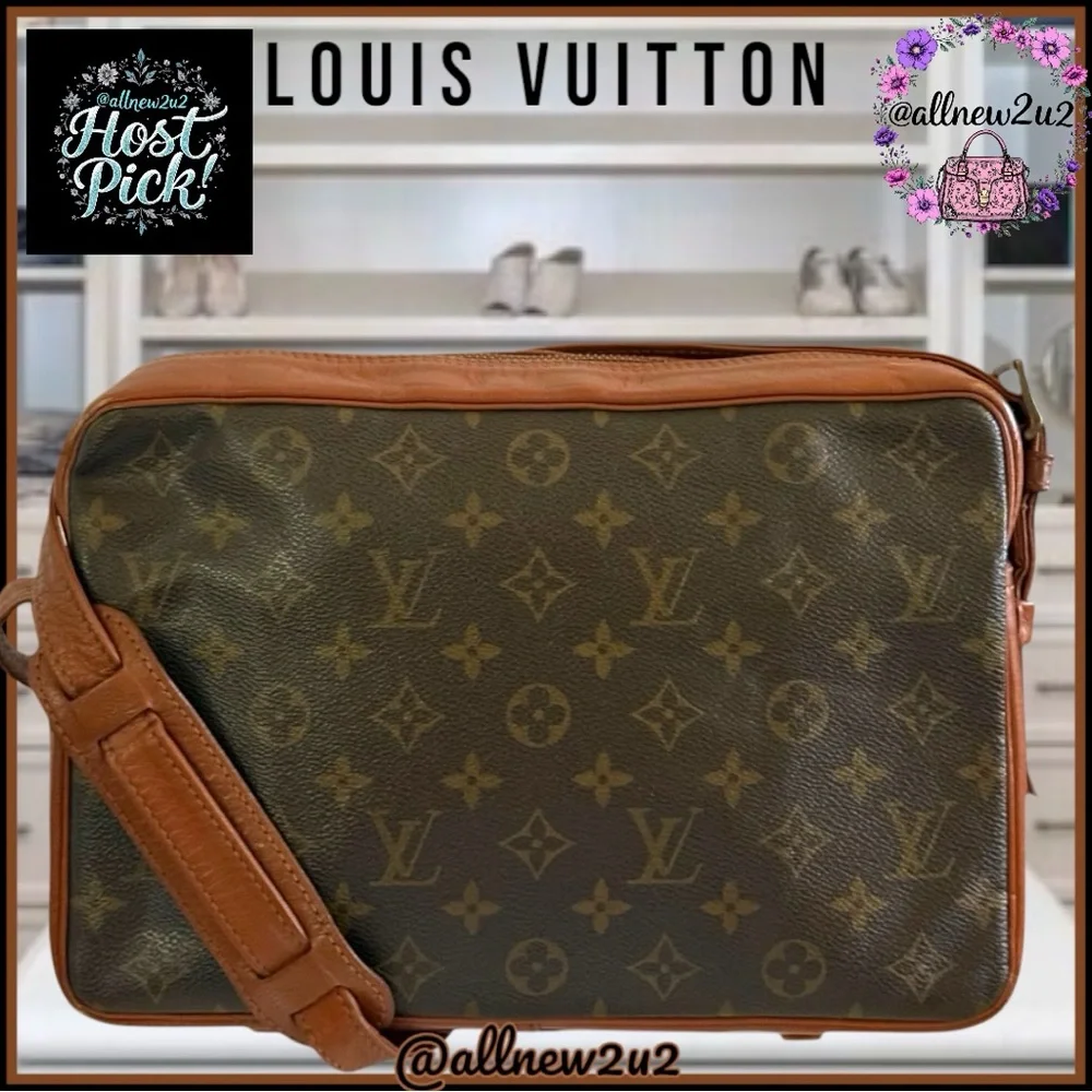 LOUIS VUITTON Sac Bandouliere 30 Shoulder Bag Monogram Leather COA